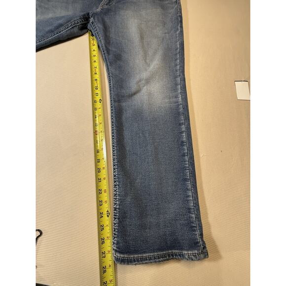 Silver Jeans Co Men’s Relaxed Fit Straight Leg Denim Jeans Blue 42x30 - Picture 7 of 10